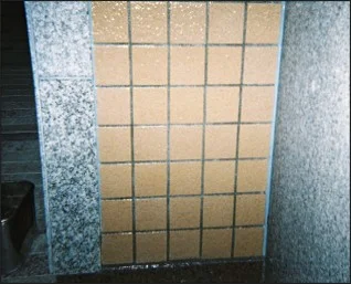浴室タイル壁 施工後