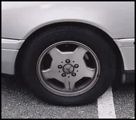 車両ホイール 施工前